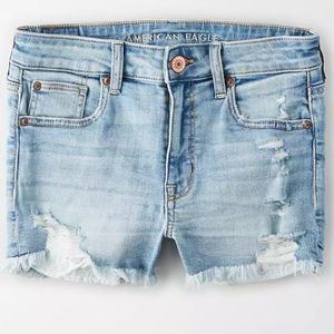 American Eagle High-Waisted Denim Shorts